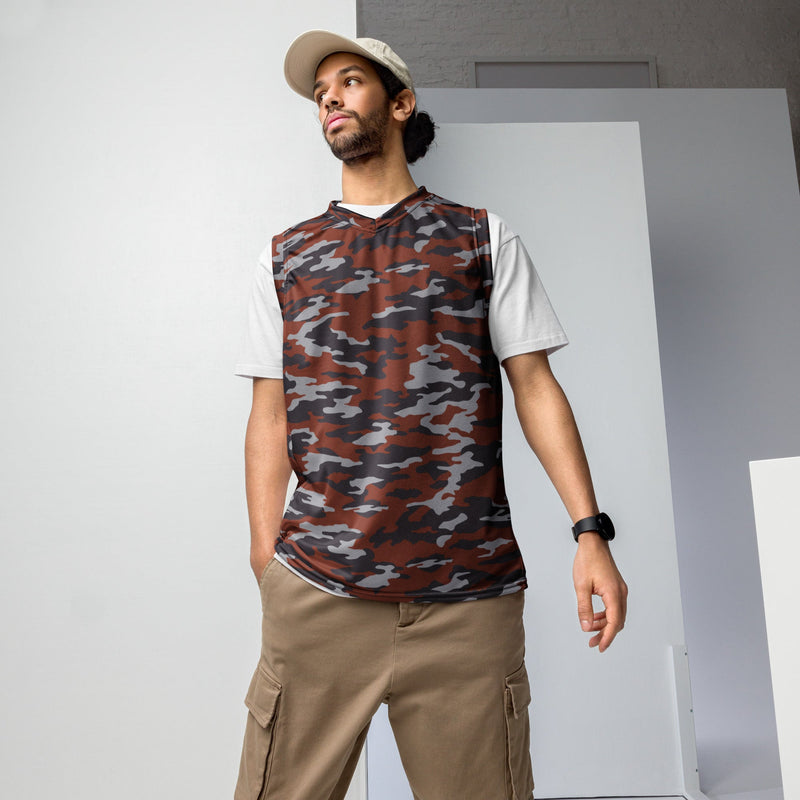 Flora Red Russian CAMO Unisex Basketball Jersey - 2XS