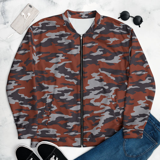 Russian Flora Red CAMO Unisex Bomber Jacket