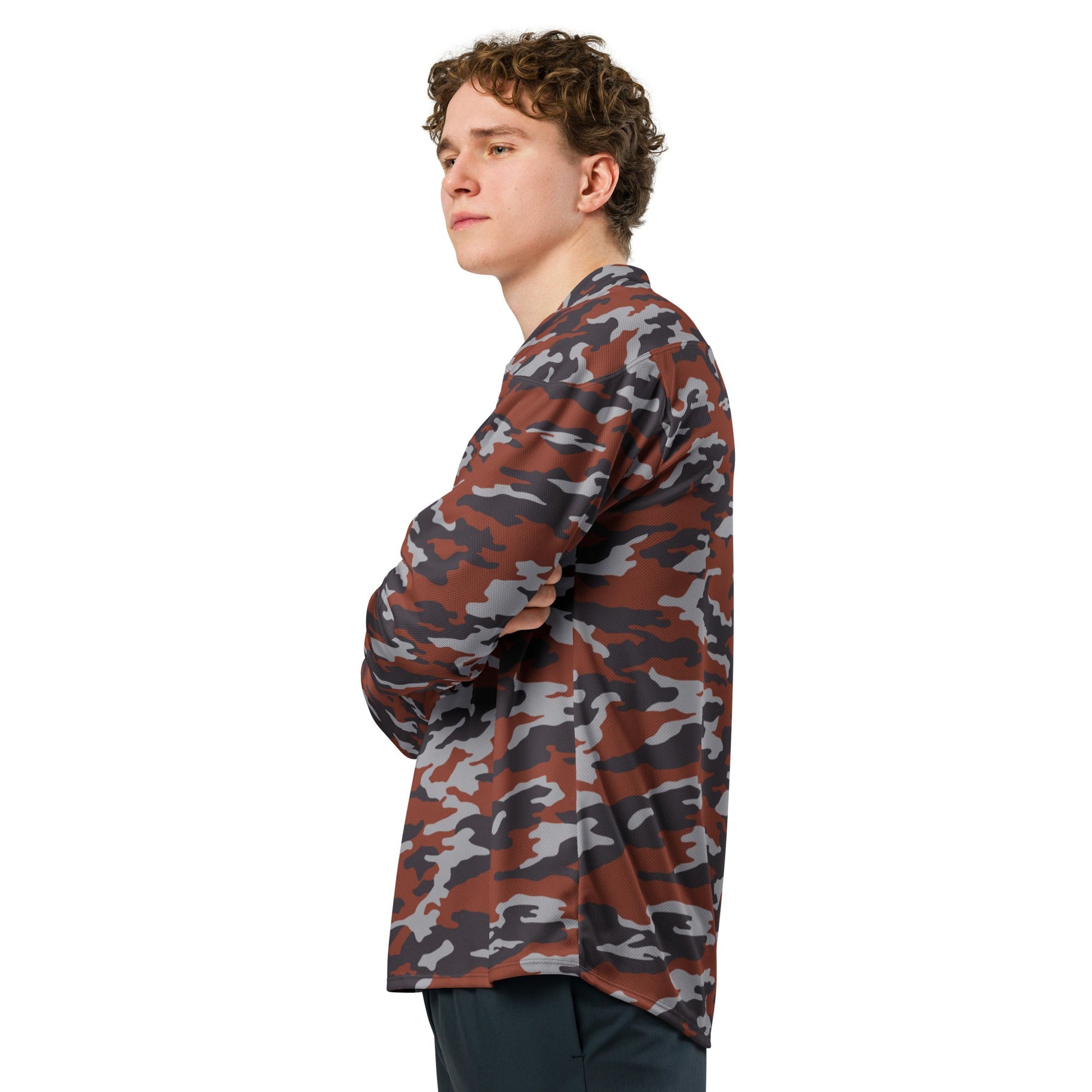 Russian Flora Red CAMO Unisex Hockey Fan Jersey - 2XS