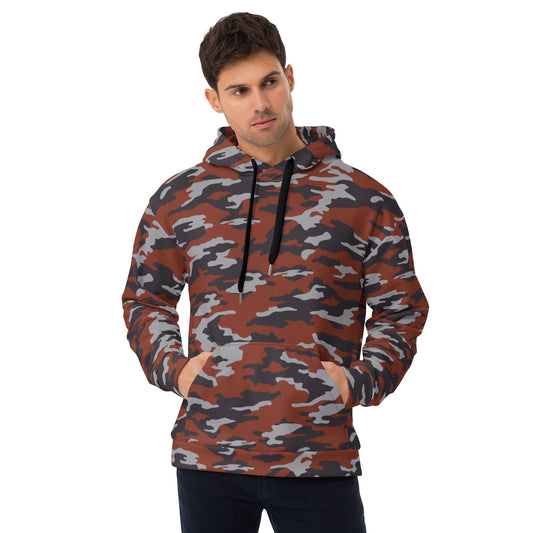 Russian Flora Red CAMO Unisex Hoodie - 2XS