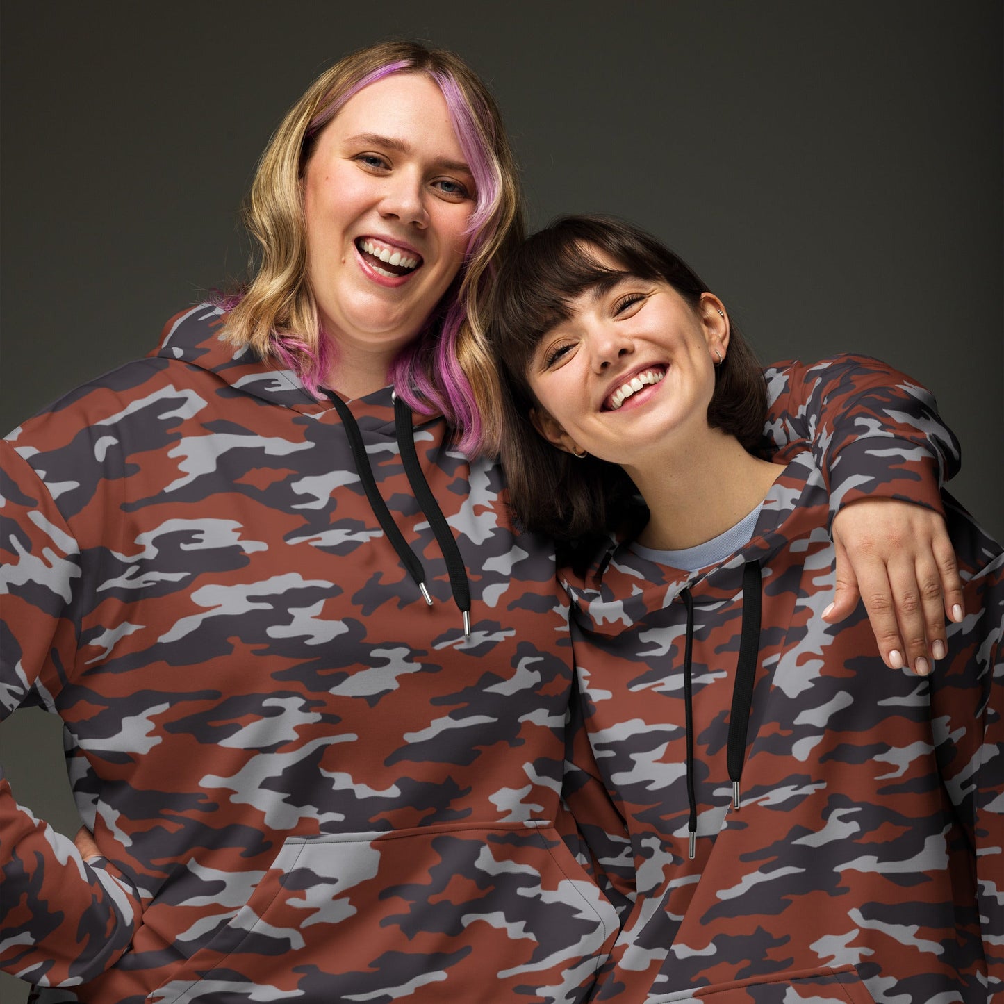 Russian Flora Red CAMO Unisex Hoodie