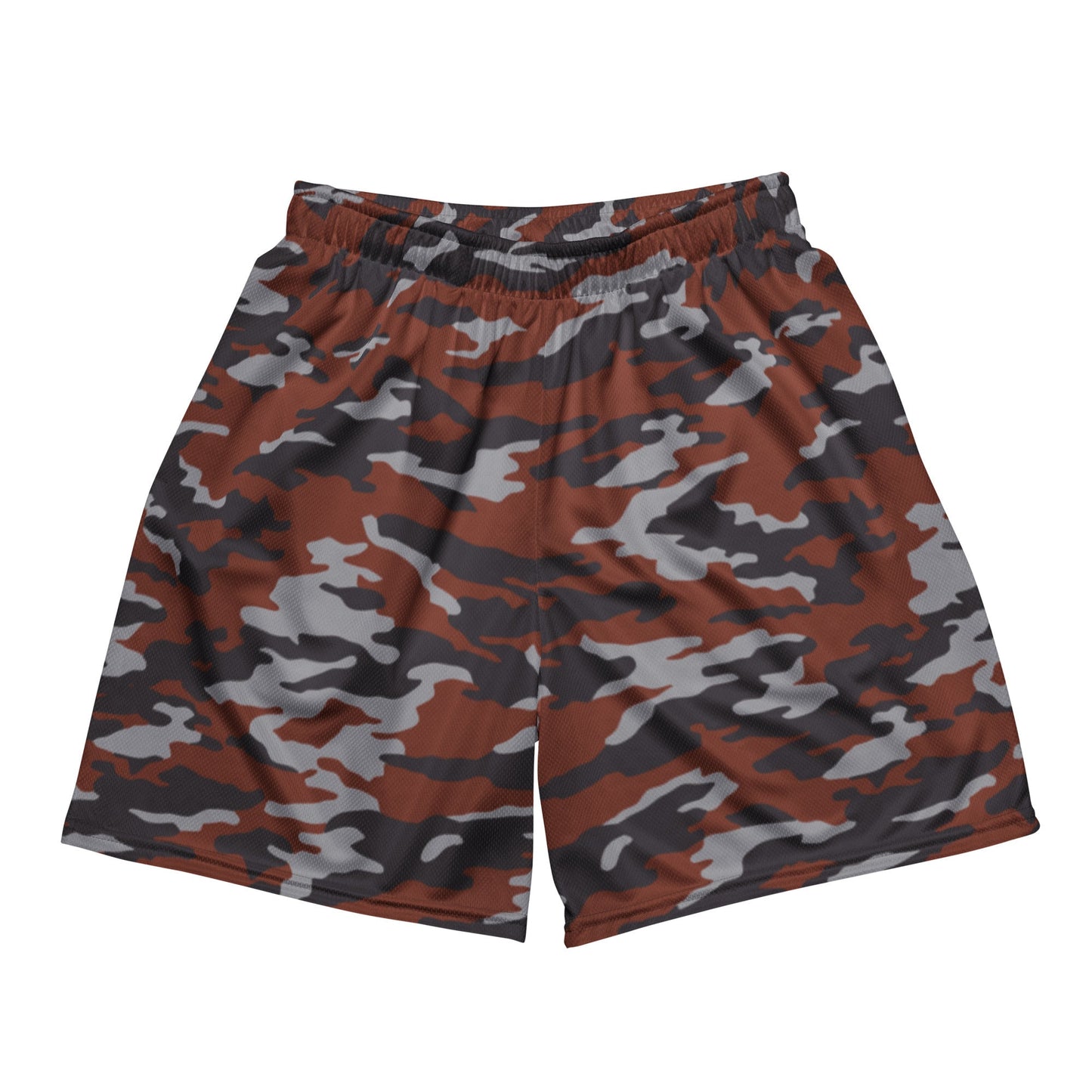 Russian Flora Red CAMO Unisex Mesh Shorts - 2XS