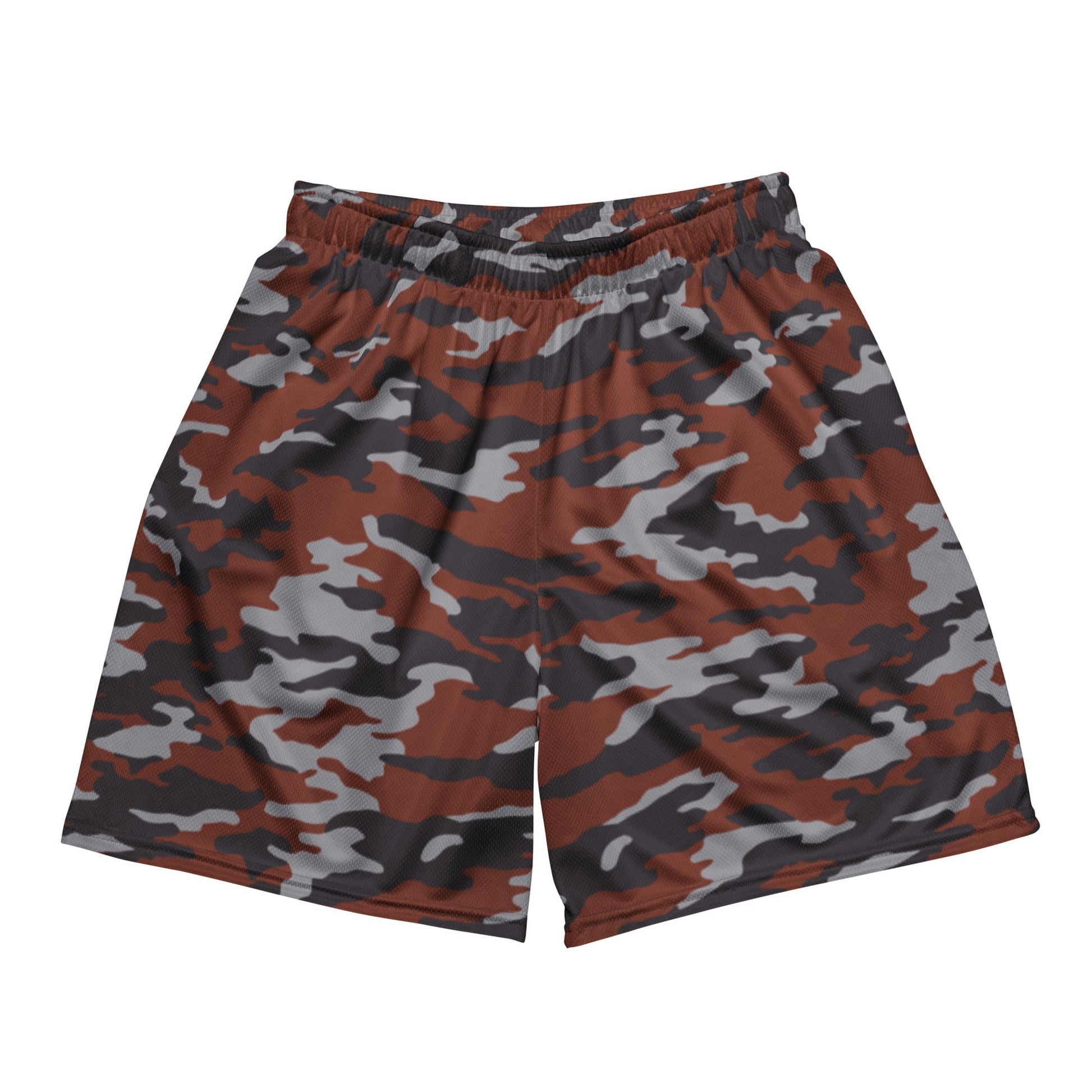 Russian Flora Red CAMO Unisex Mesh Shorts - 2XS