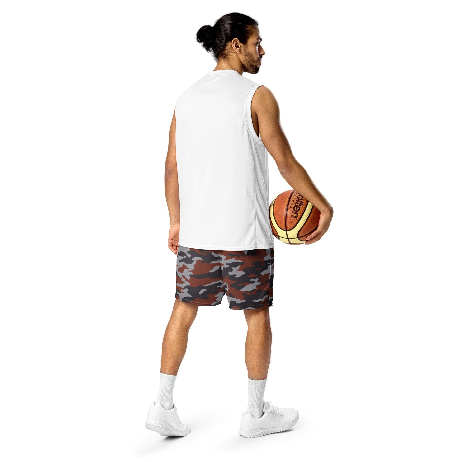 Russian Flora Red CAMO Unisex Mesh Shorts