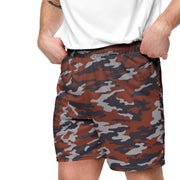 Flora Red Russian CAMO Unisex Mesh Shorts