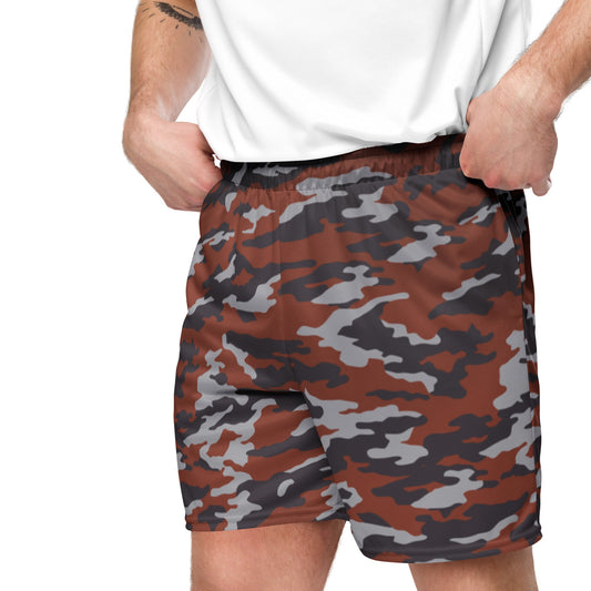 Russian Flora Red CAMO Unisex Mesh Shorts