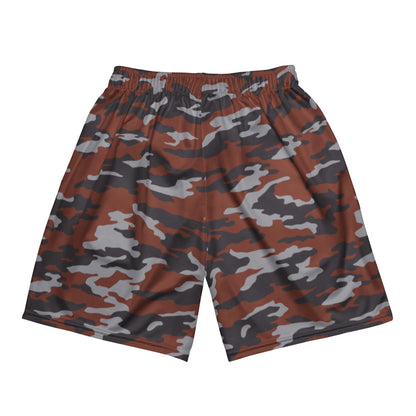 Russian Flora Red CAMO Unisex Mesh Shorts