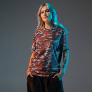 Flora Red Russian CAMO Unisex Sports Jersey