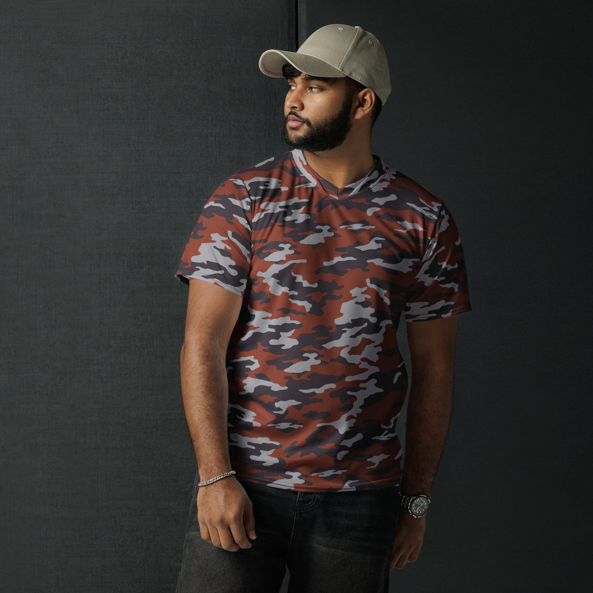 Russian Flora Red CAMO Unisex Sports Jersey