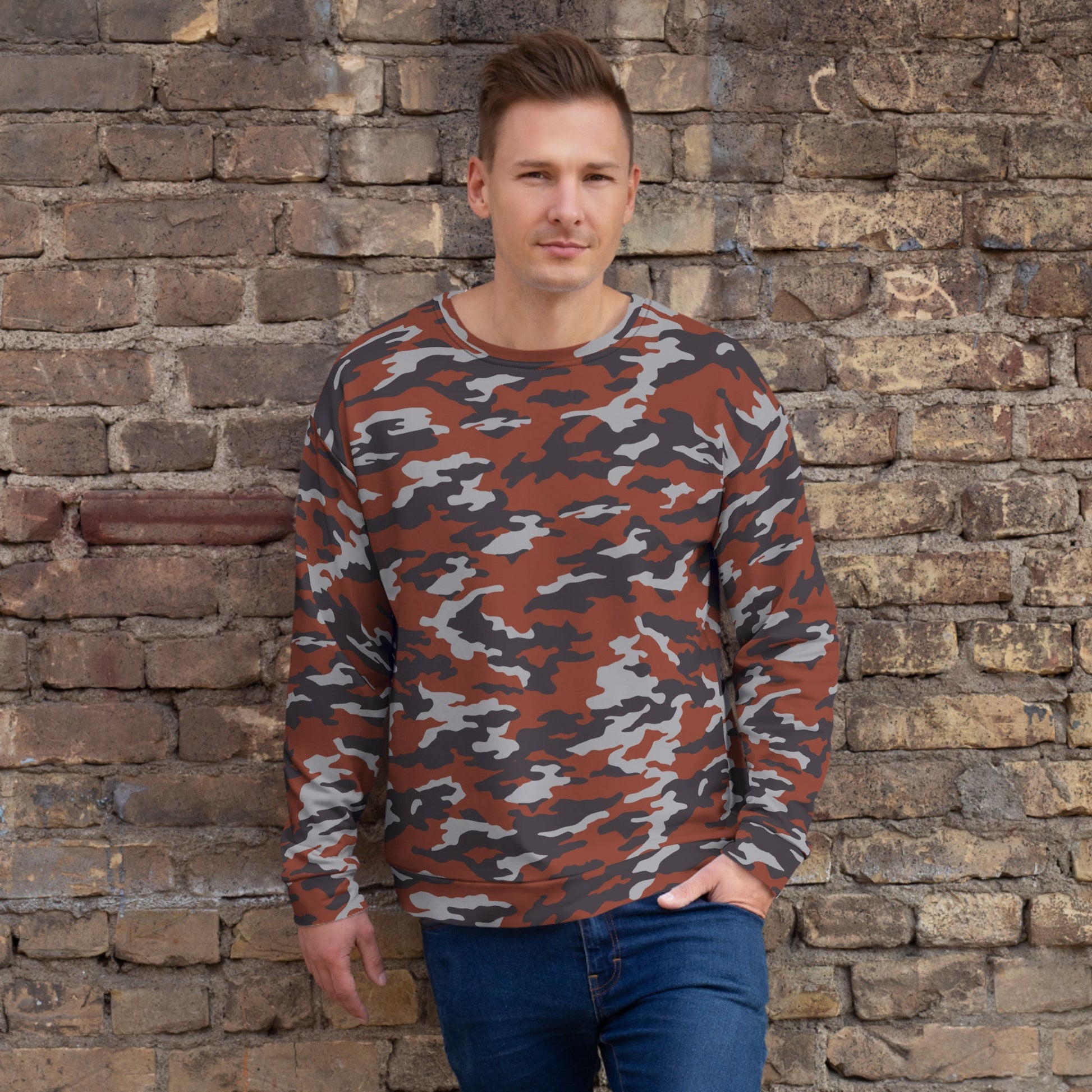 Russian Flora Red CAMO Unisex Sweatshirt - 2XS