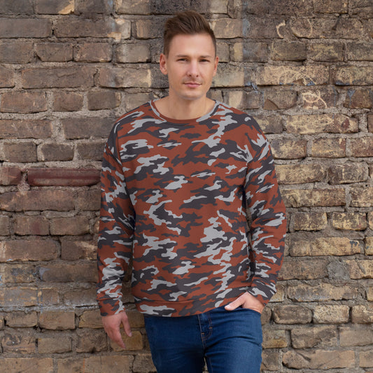 Russian Flora Red CAMO Unisex Sweatshirt - 2XS