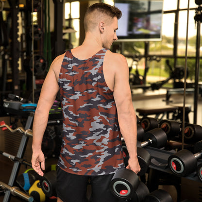 Russian Flora Red CAMO Unisex Tank Top