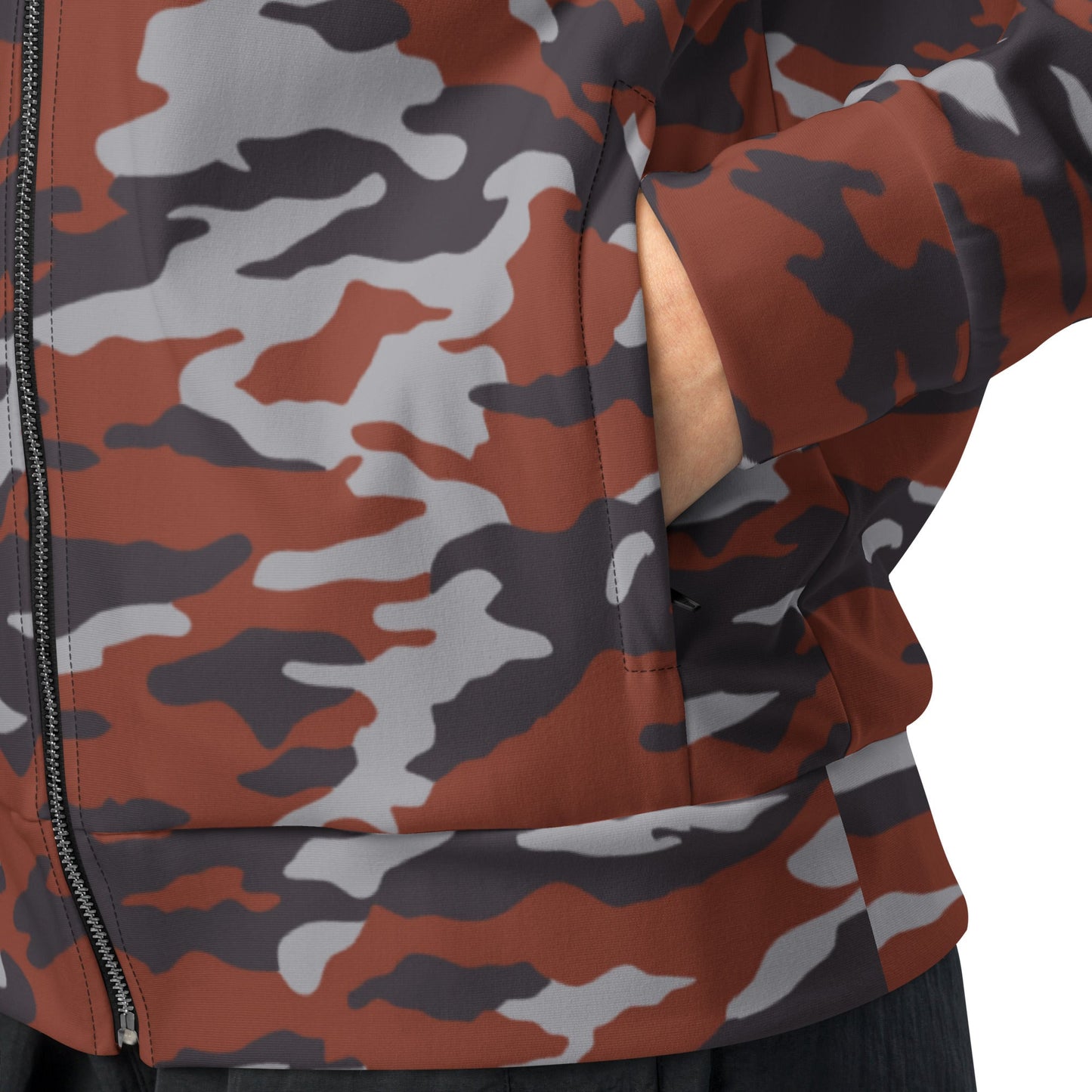 Russian Flora Red CAMO Unisex Track Jacket