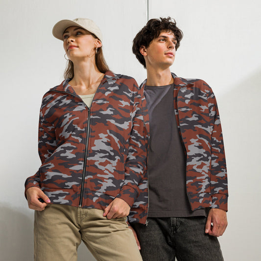 Russian Flora Red CAMO Unisex Track Jacket - 2XS