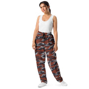 Flora Red Russian CAMO Unisex Wide-Leg Joggers