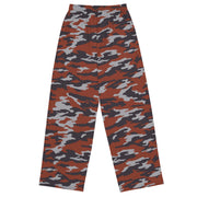 Flora Red Russian CAMO Unisex Wide-Leg Leisure Pants - Pant