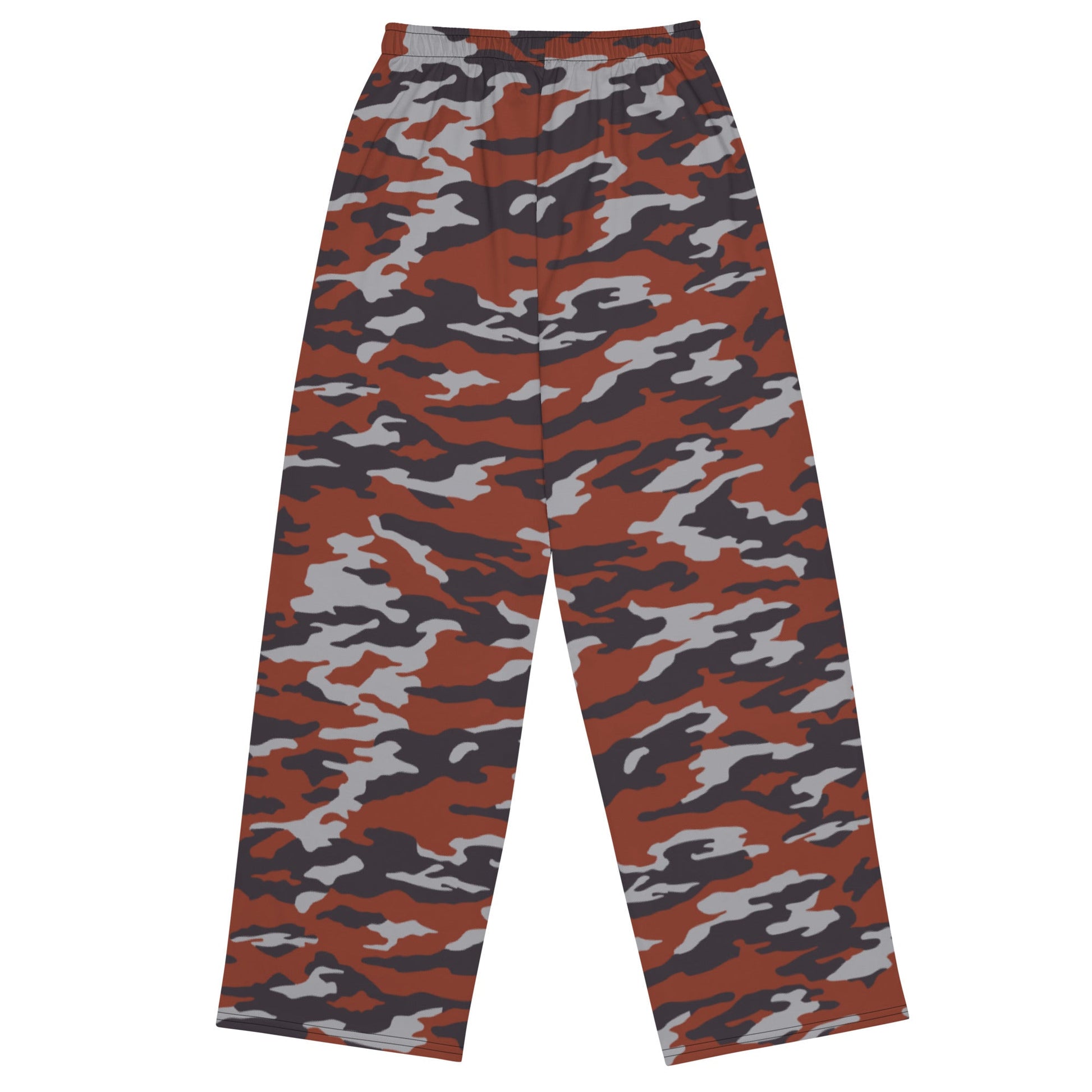Russian Flora Red CAMO Unisex Wide-Leg Leisure Pants