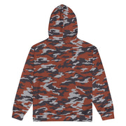 Flora Red Russian CAMO Unisex Zip Hoodie