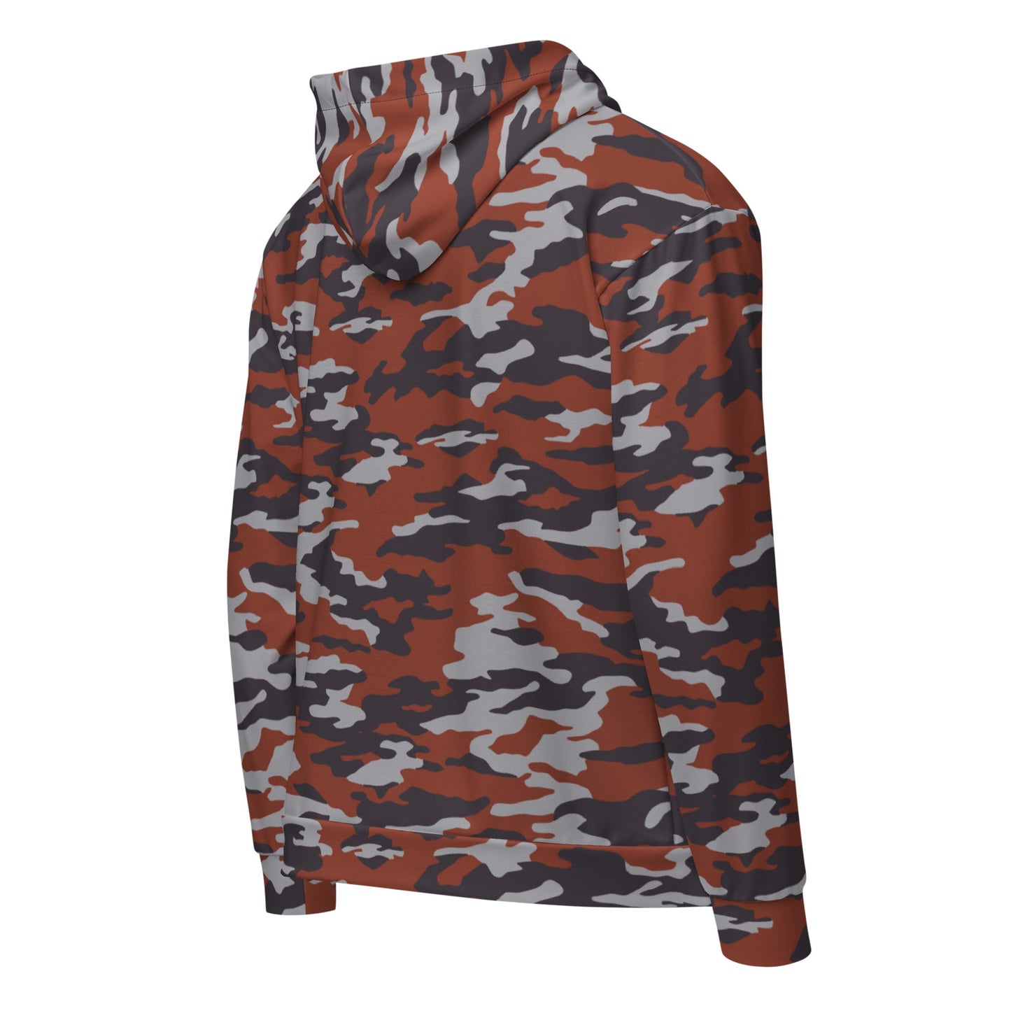 Russian Flora Red CAMO Unisex Zip Hoodie