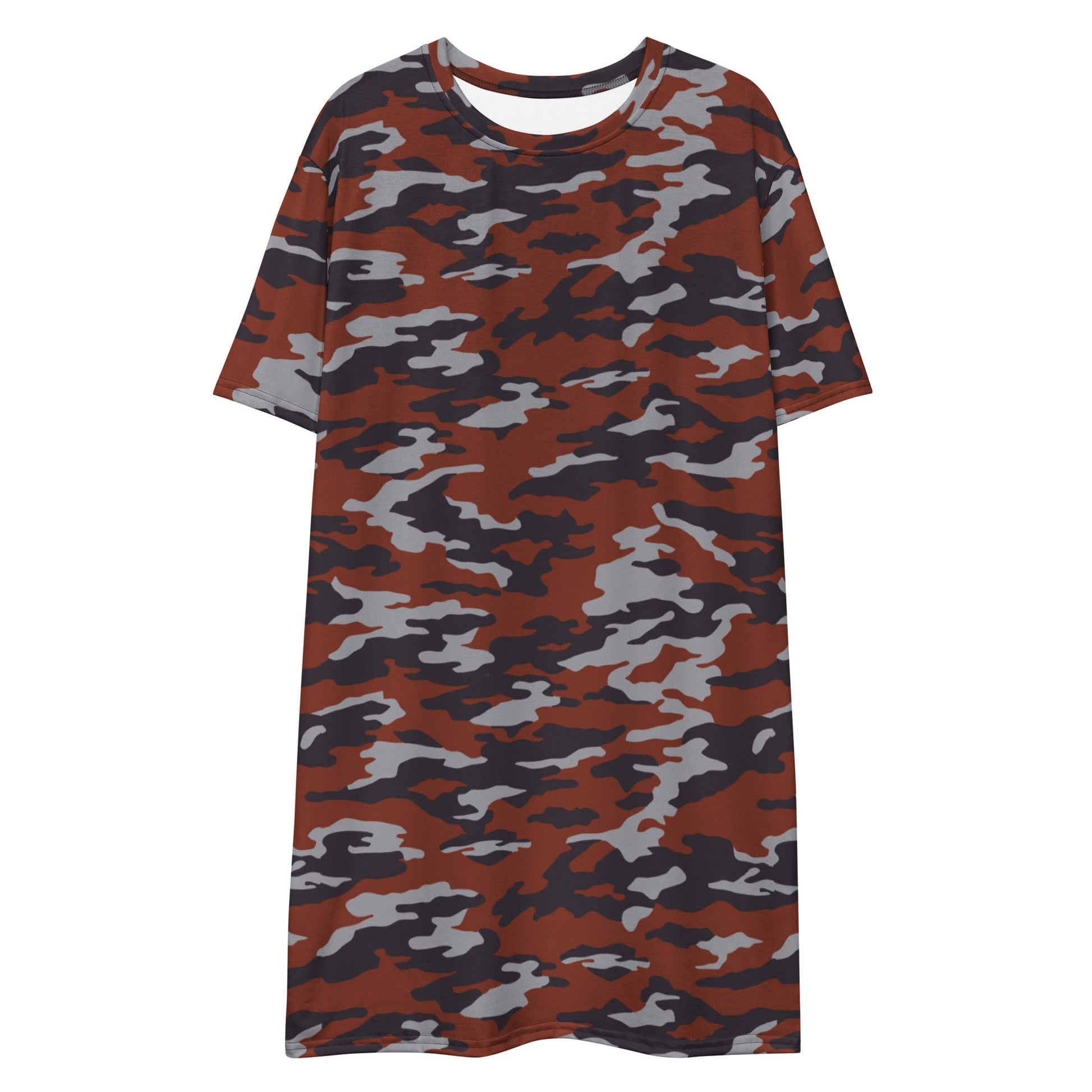 Russian Flora Red CAMO Womens T-Shirt Dress