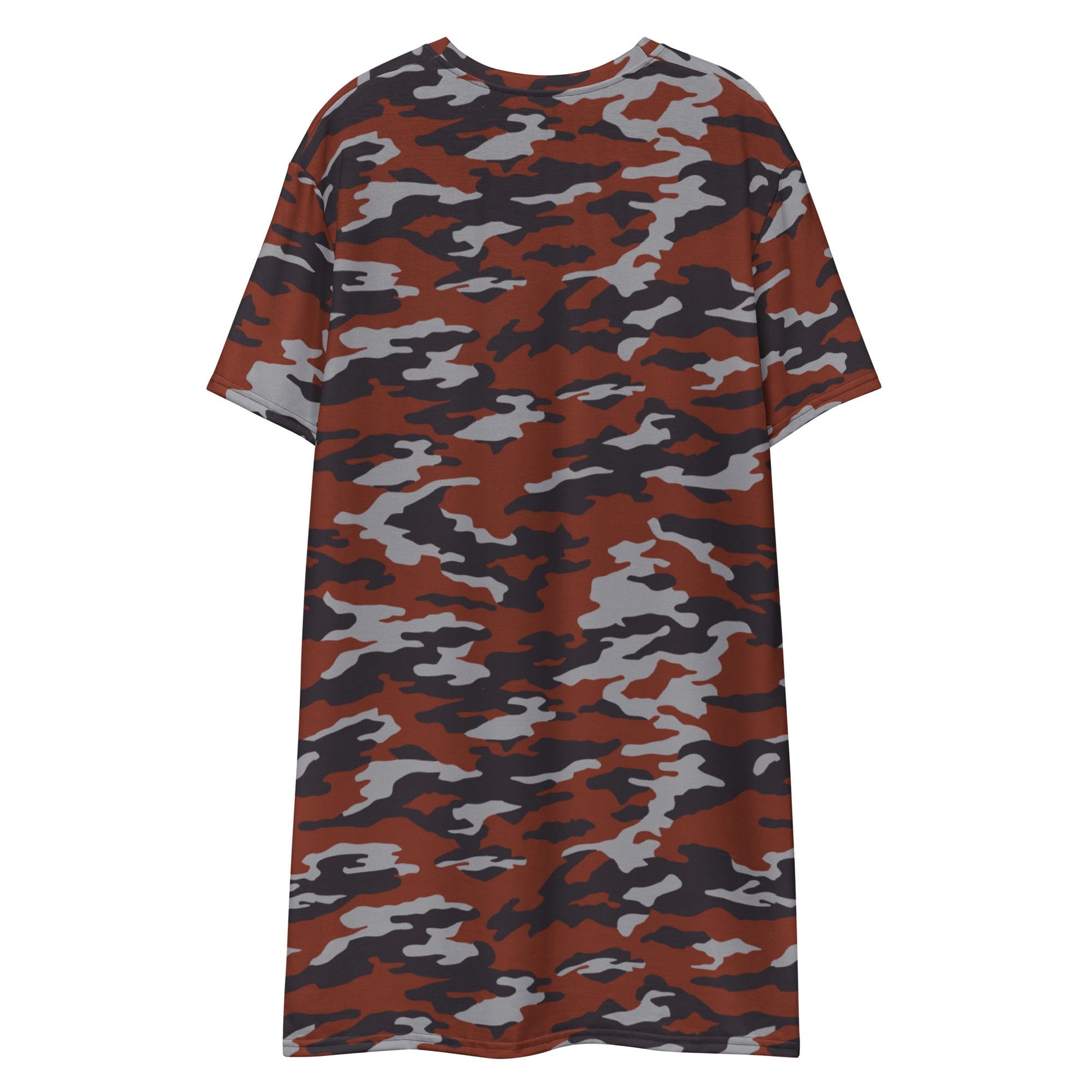 Russian Flora Red CAMO Womens T-Shirt Dress