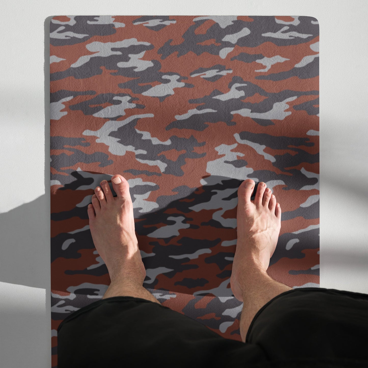 Russian Flora Red CAMO Yoga Mat