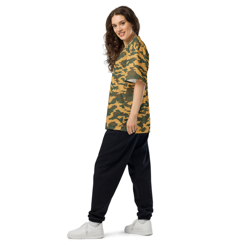 Flora Mountain Russian CAMO Unisex American Football Jersey