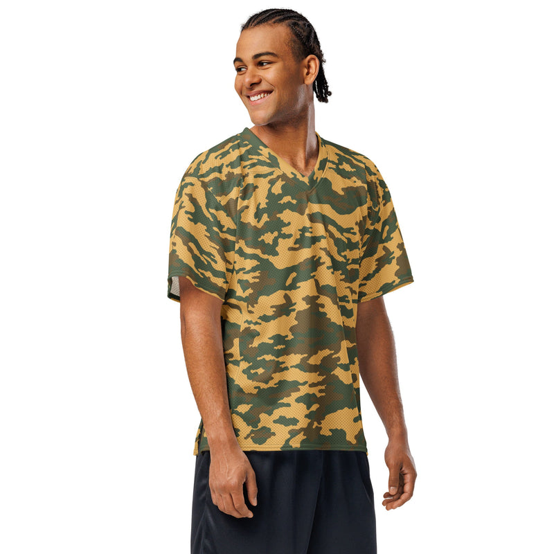 Flora Mountain Russian CAMO Unisex American Football Jersey