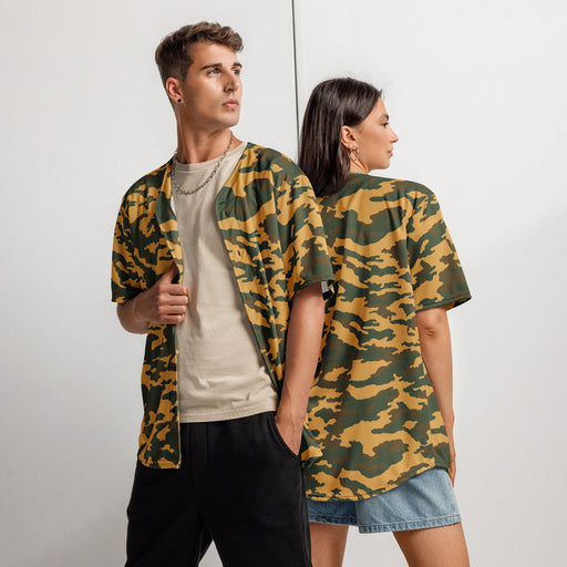 Flora Mountain Russian CAMO Unisex Baseball Jersey - 2XS