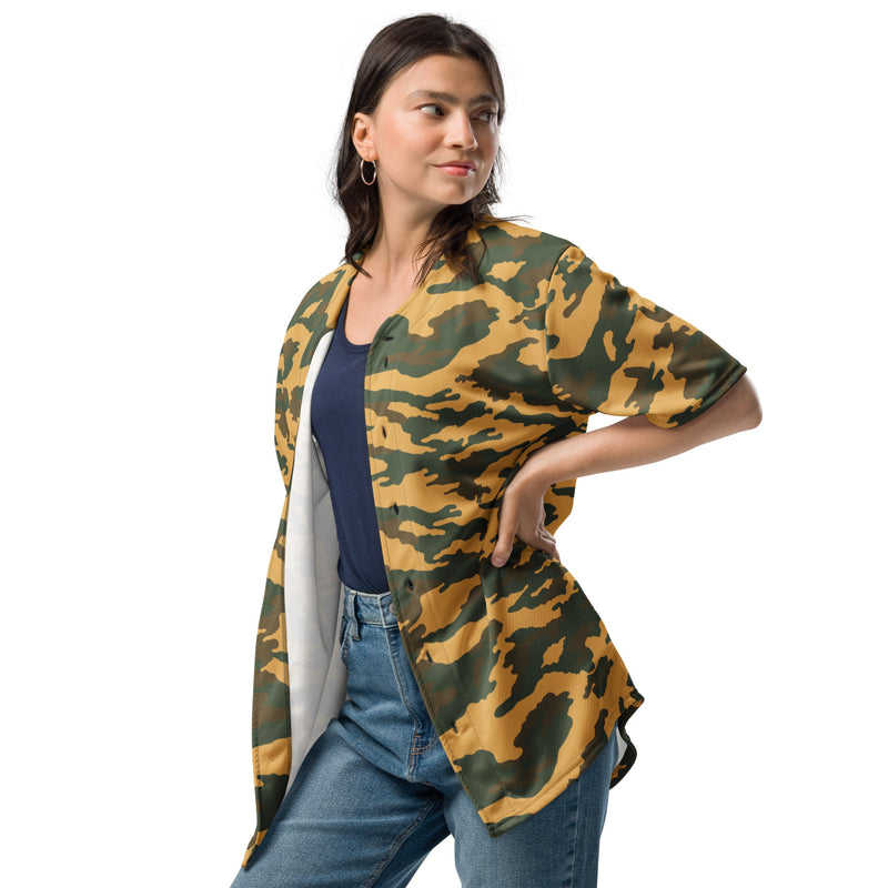 Flora Mountain Russian CAMO Unisex Baseball Jersey