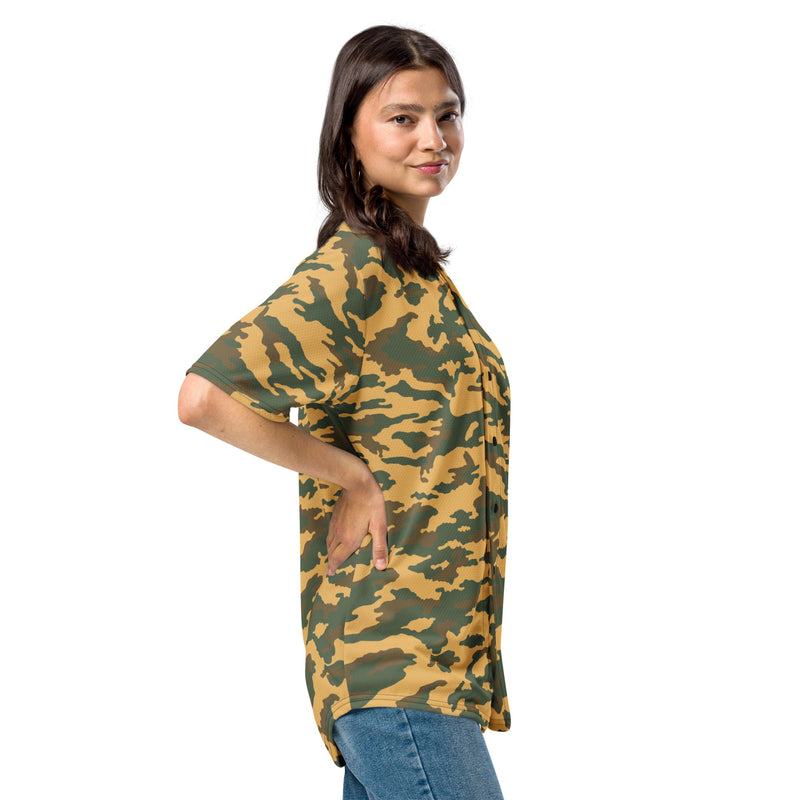 Flora Mountain Russian CAMO Unisex Baseball Jersey
