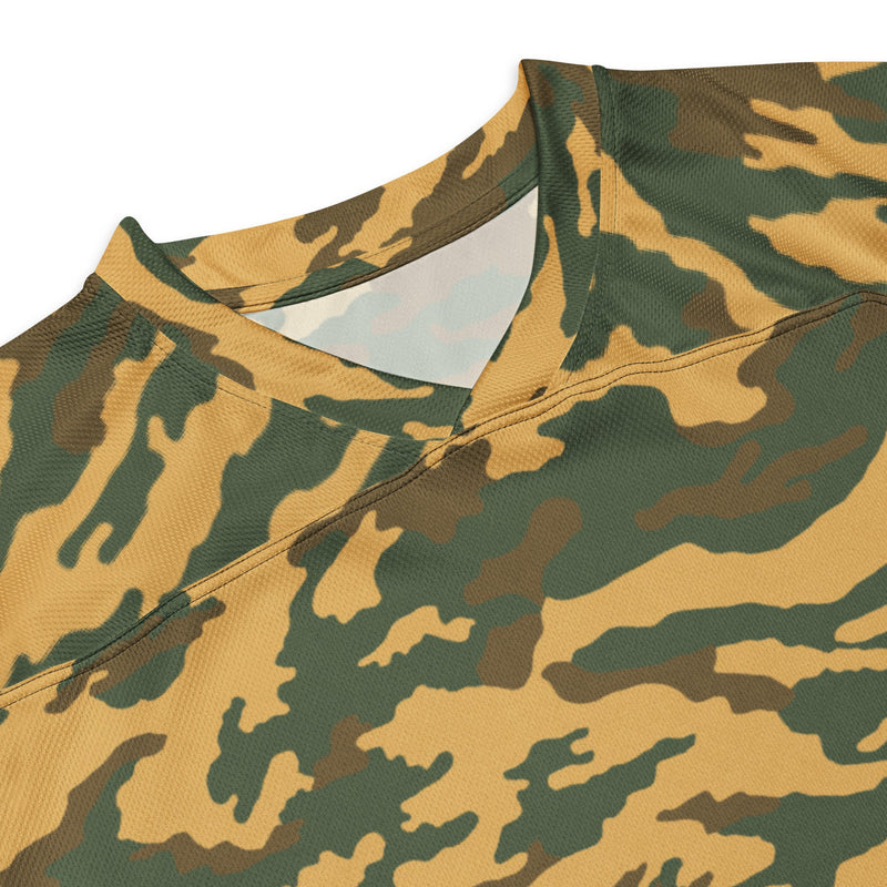Flora Mountain Russian CAMO Unisex Hockey Fan Jersey