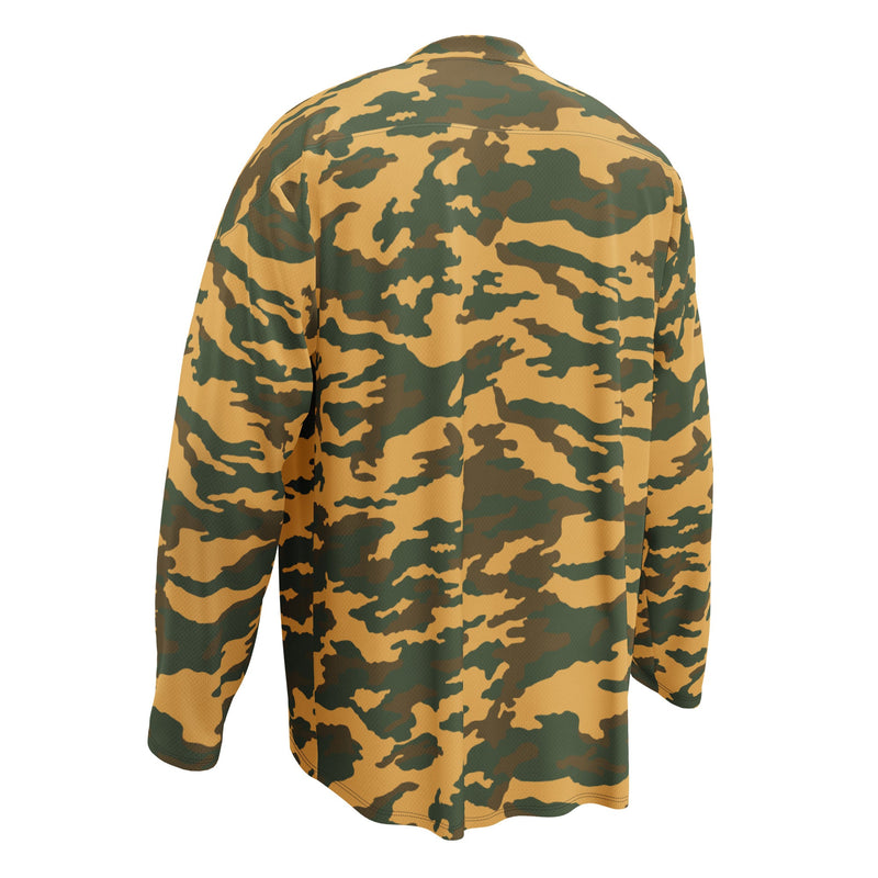Flora Mountain Russian CAMO Unisex Hockey Fan Jersey