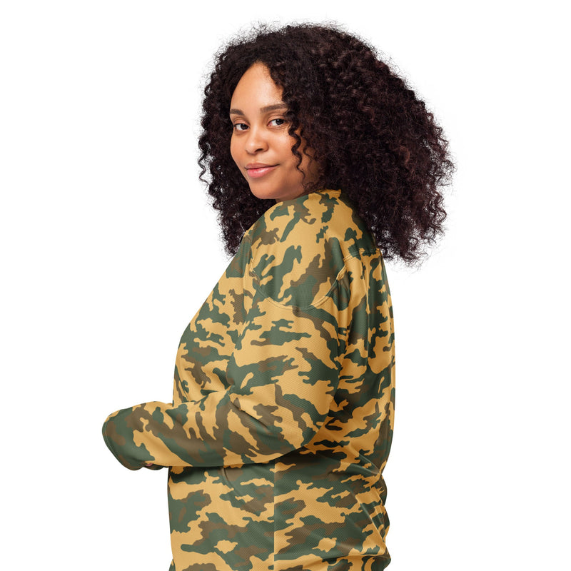 Flora Mountain Russian CAMO Unisex Hockey Fan Jersey