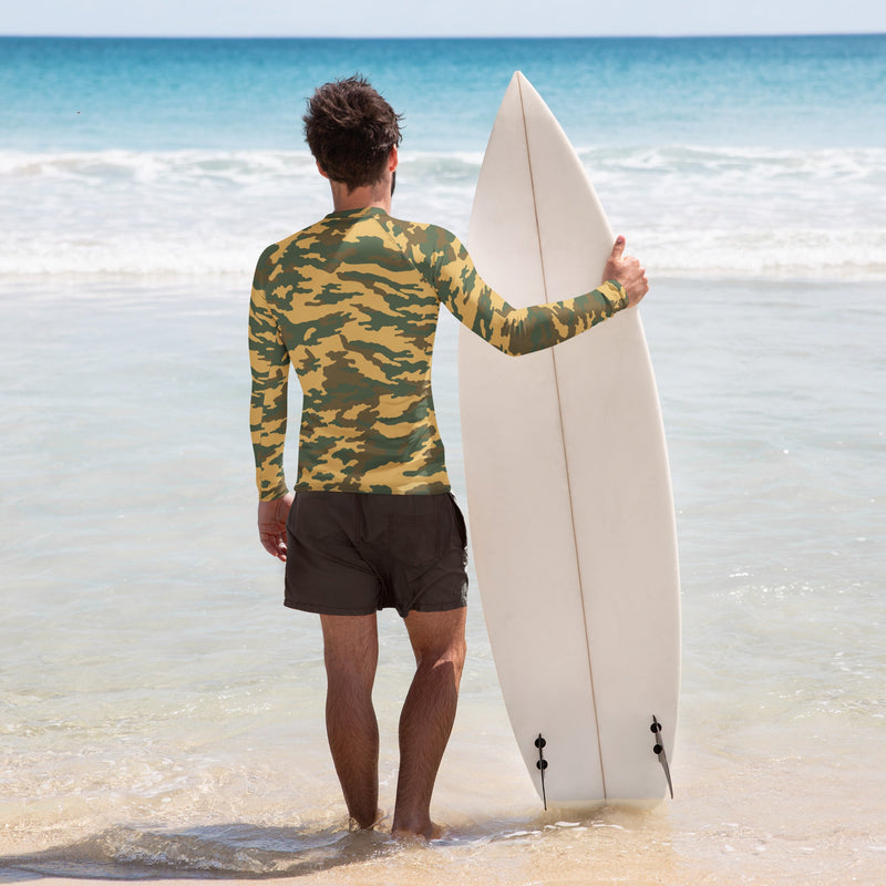 Flora Mountain Russian CAMO Mens Long-sleeve Rash Guard