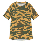 Flora Mountain Russian CAMO Mens Short-Sleeve Rash Guard - 2XS - SS