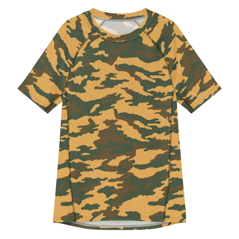 Flora Mountain Russian CAMO Mens Short-Sleeve Rash Guard - 2XS - SS