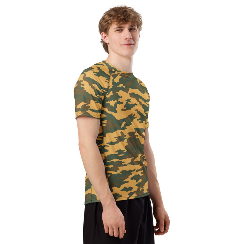 Flora Mountain Russian CAMO Mens Short-Sleeve Rash Guard - SS