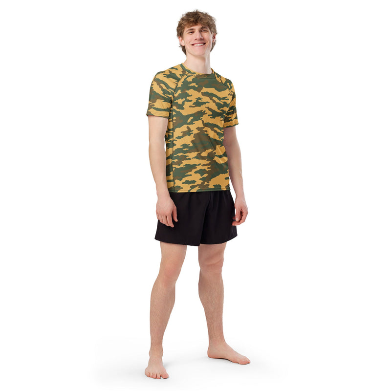 Flora Mountain Russian CAMO Mens Short-Sleeve Rash Guard - SS