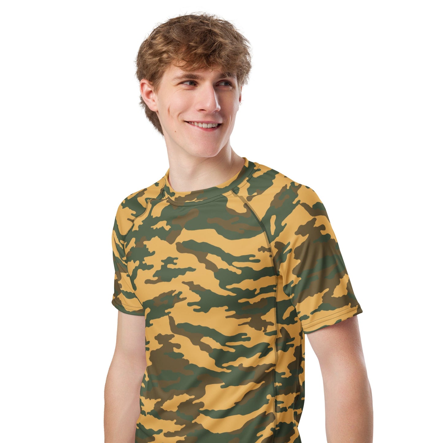 Russian Flora VSR-98 Mountain CAMO Mens Short-Sleeve Rash Guard