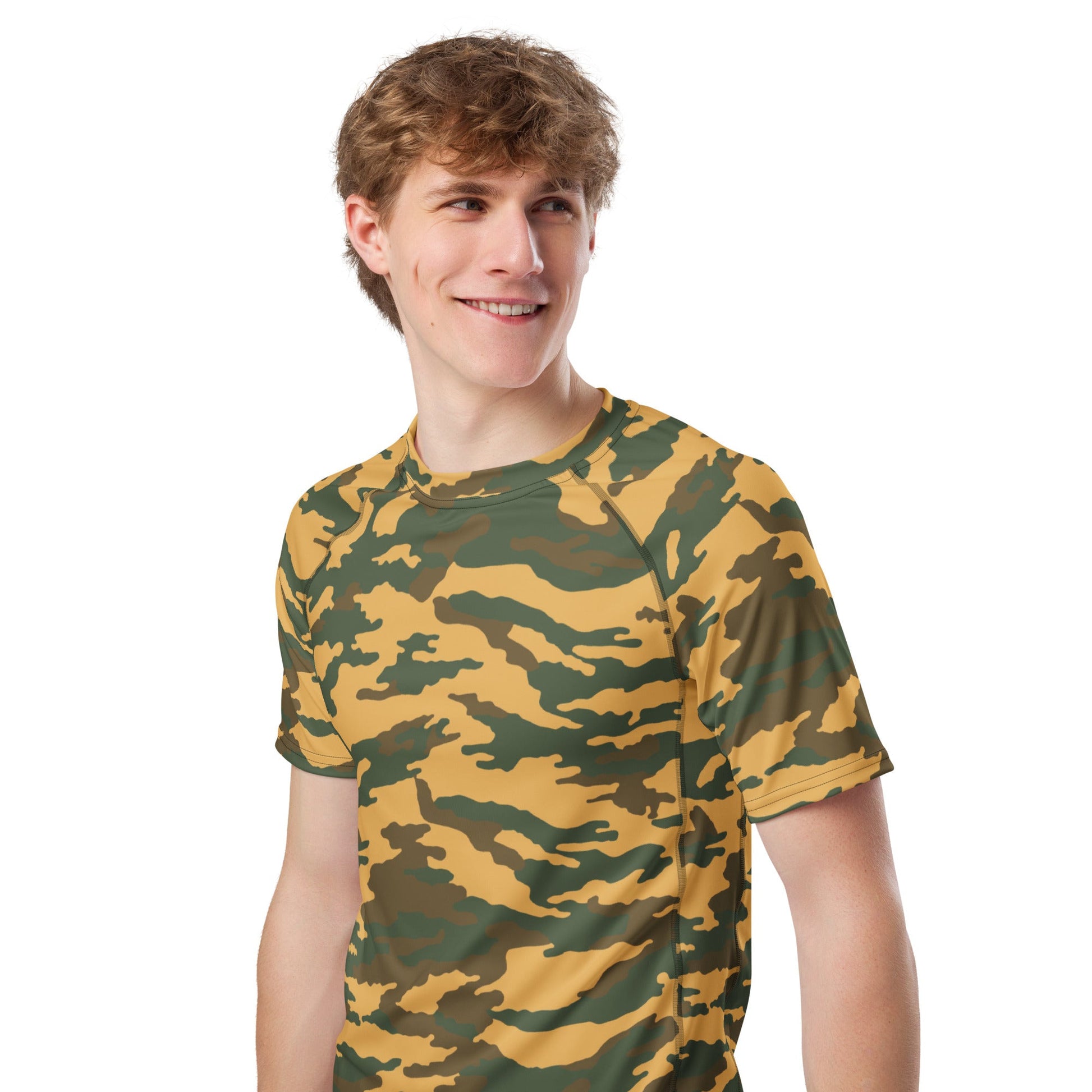 Russian Flora VSR-98 Mountain CAMO Mens Short-Sleeve Rash Guard