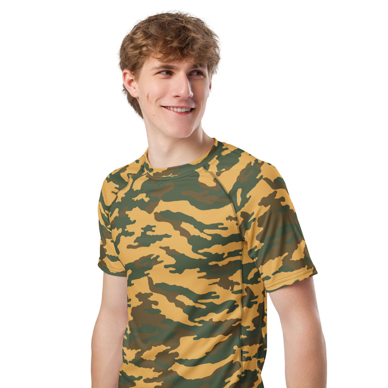Flora Mountain Russian CAMO Mens Short-Sleeve Rash Guard - SS
