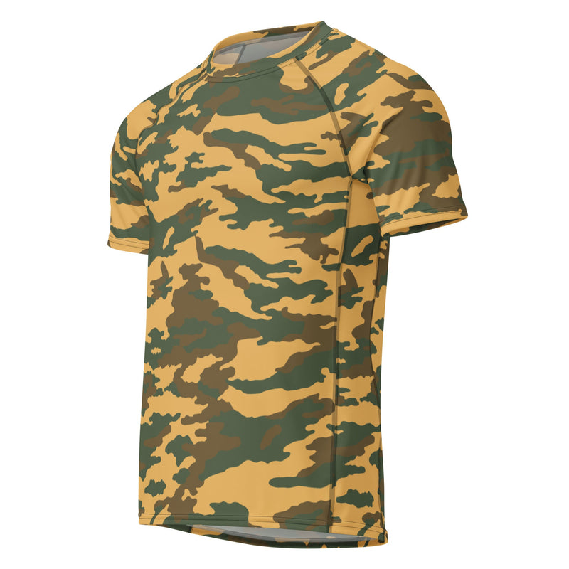 Flora Mountain Russian CAMO Mens Short-Sleeve Rash Guard - SS