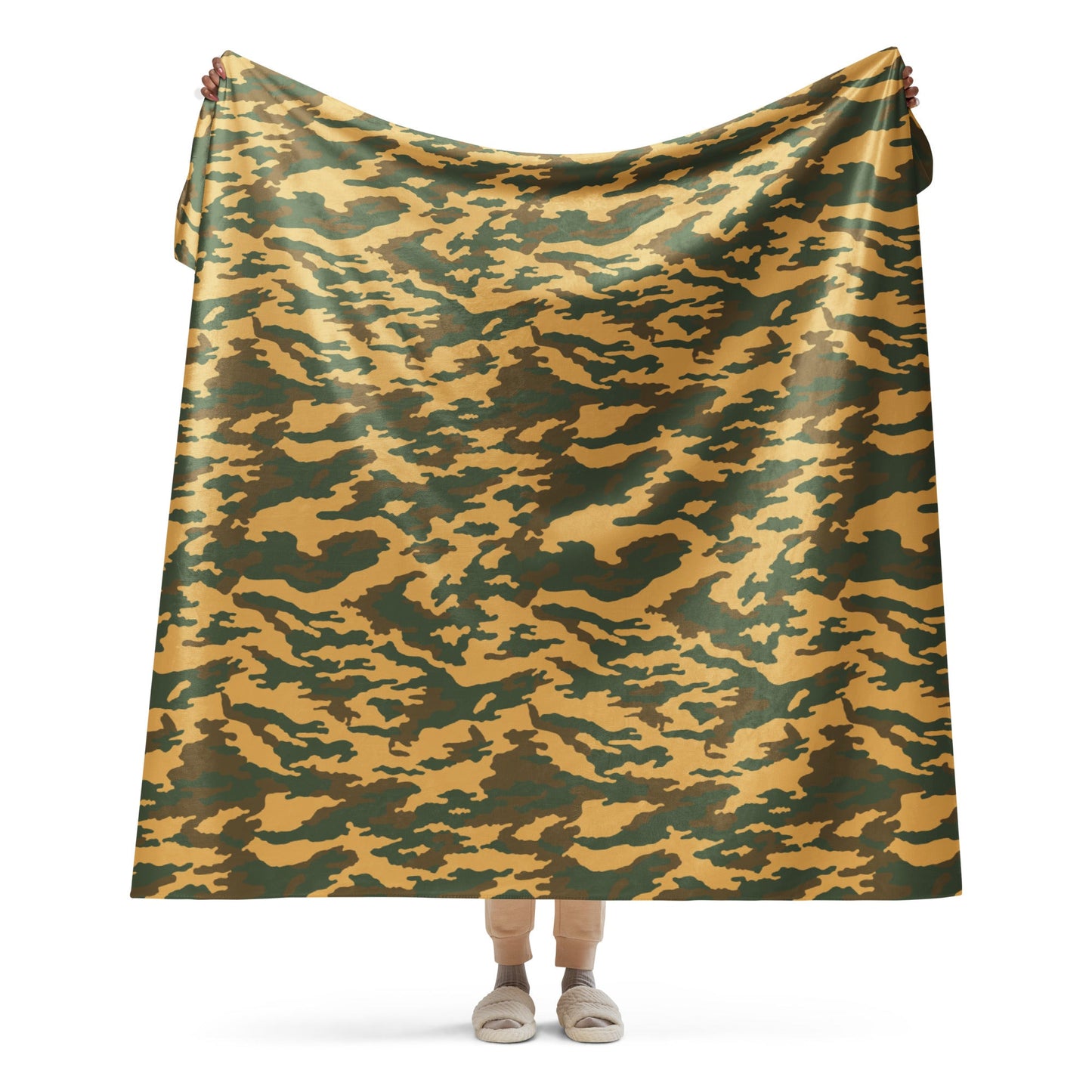 Russian Flora VSR-98 Mountain CAMO Sherpa blanket - 60″×80″ - Blanket