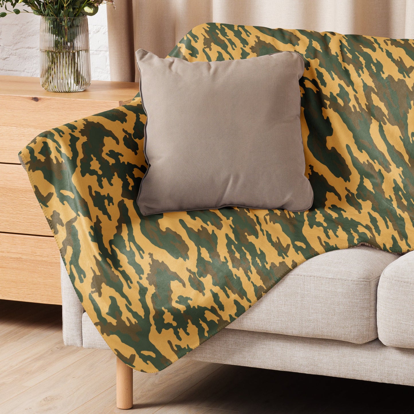 Russian Flora VSR-98 Mountain CAMO Sherpa blanket - Blanket