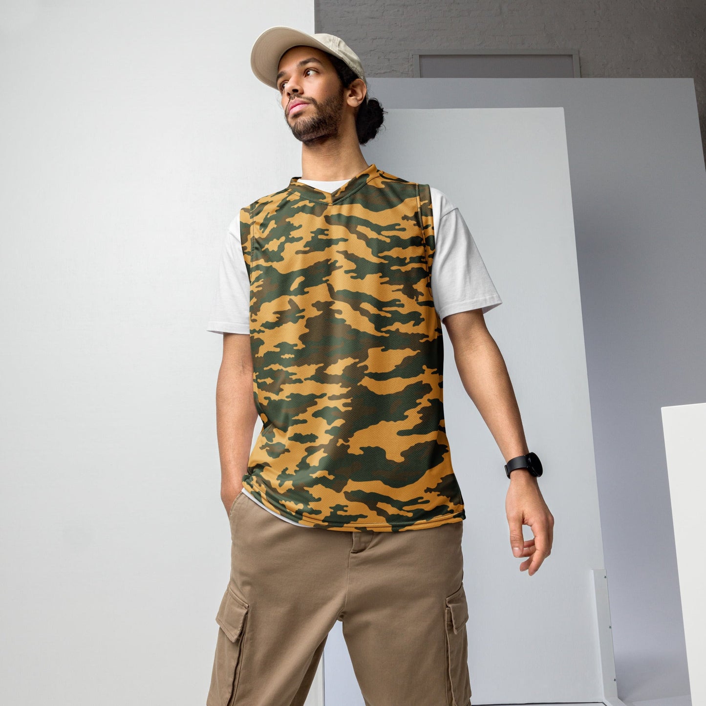 Russian Flora VSR-98 Mountain CAMO Unisex Basketball Jersey - 2XS