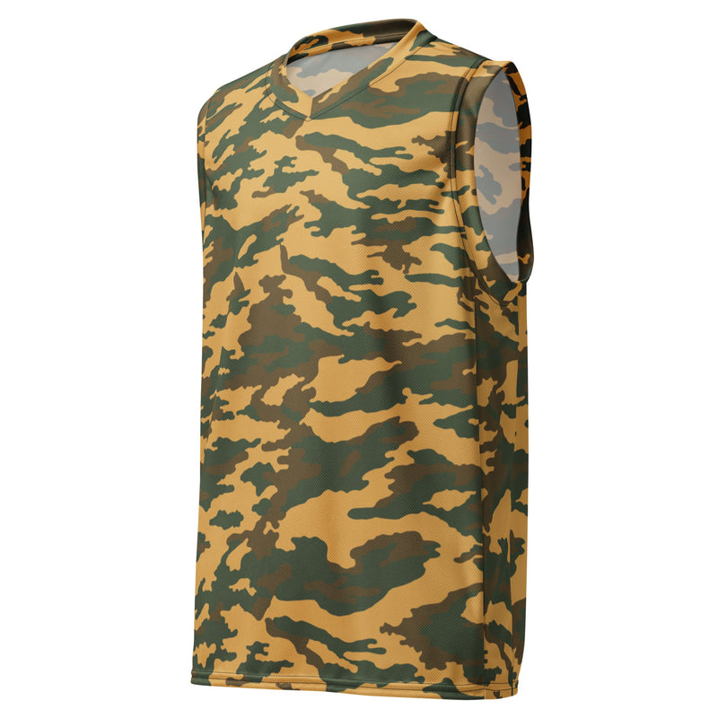 Flora Mountain Russian CAMO Unisex Basketball Jersey
