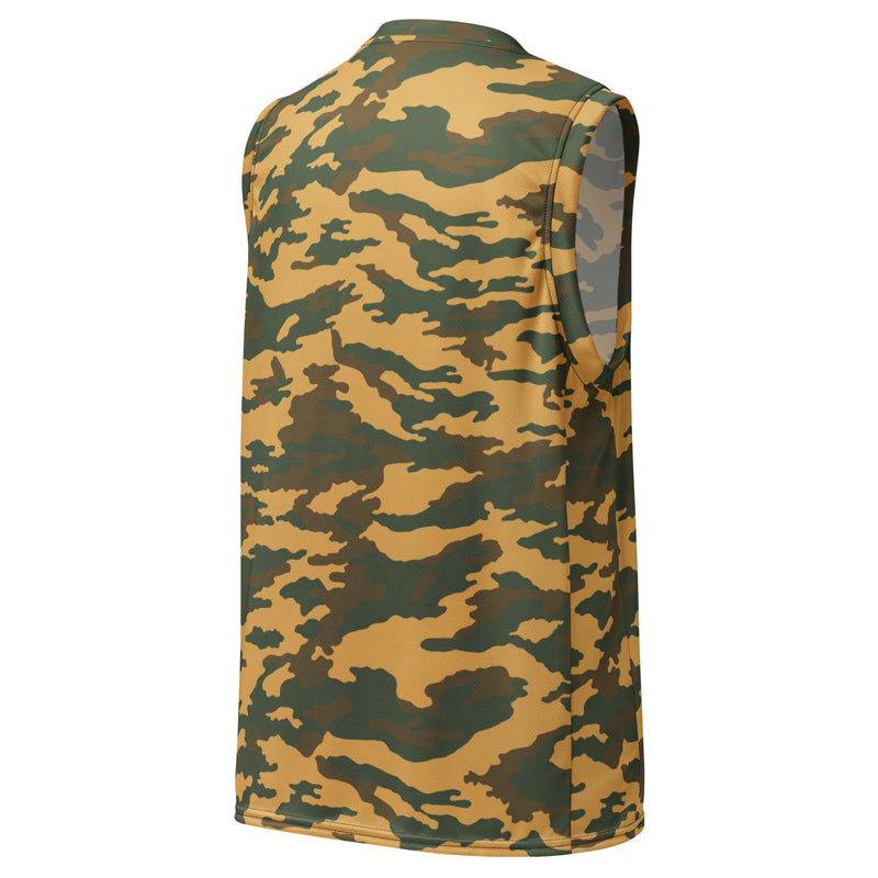 Flora Mountain Russian CAMO Unisex Basketball Jersey