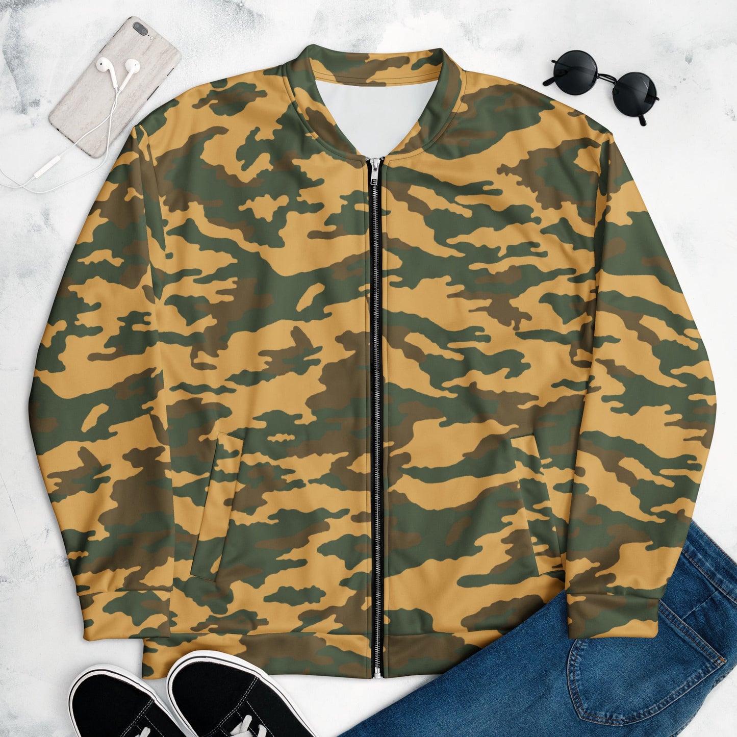 Russian Flora VSR-98 Mountain CAMO Unisex Bomber Jacket - Jackets