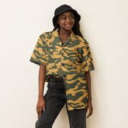 Flora Mountain Russian CAMO Unisex Short-Sleeve Button Shirt - Button-Up